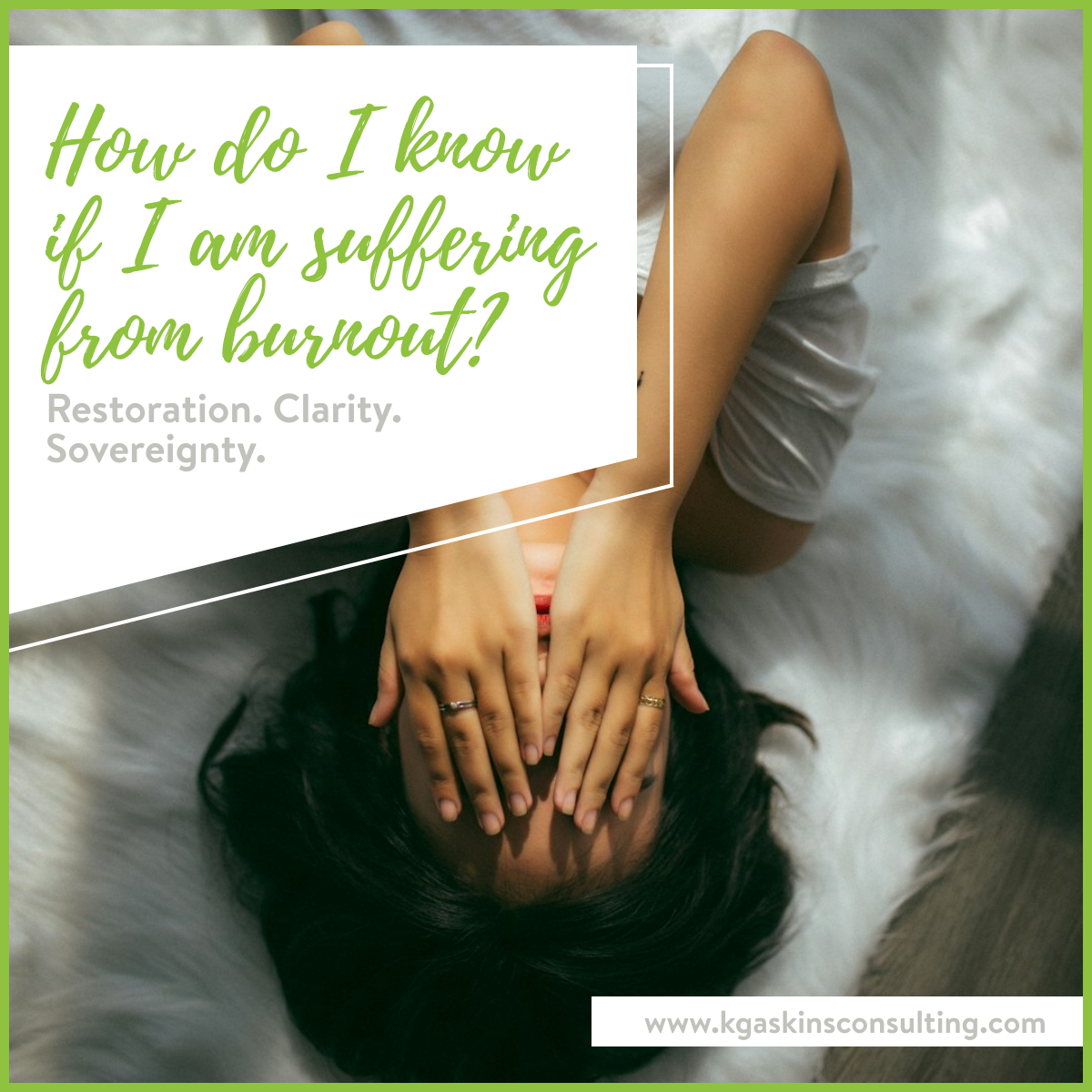 How do I know if I am suffering from burnout? Warning signs.
