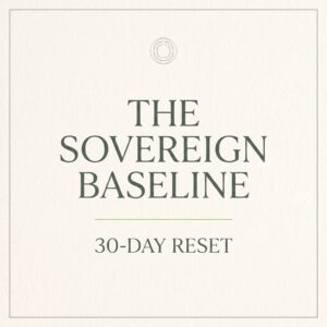 The Sovereign Baseline 30-day podcast feed artwork