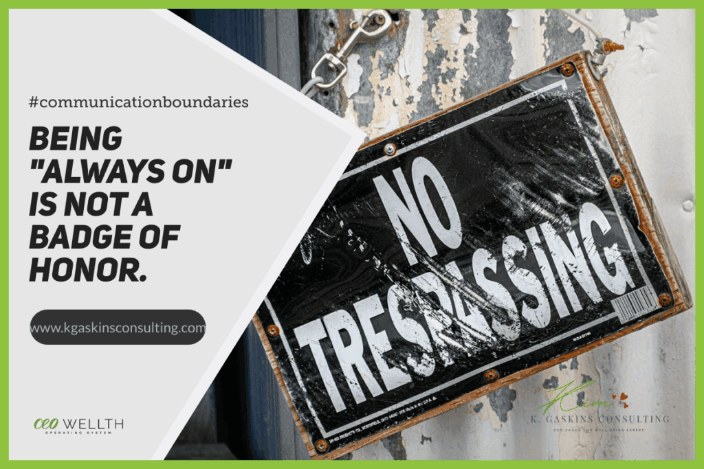 No trespassing sign symbolizing boundaries and respect in communication and leadership.