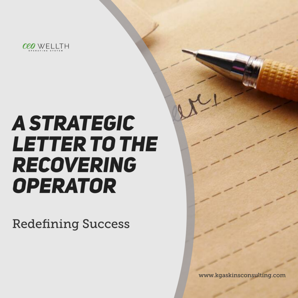 Redefining success as rooted alignment and business capacity.